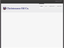 Tablet Screenshot of christensenoil.com